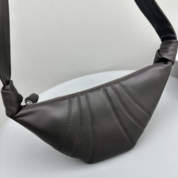 Lemaire Small Black Knotted Croissant - Picture 4 of 9